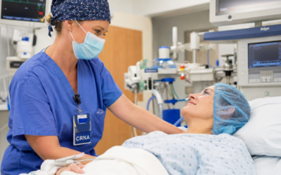 CRNA With Patient